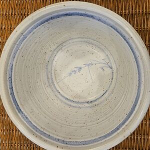 HANDMADE Vintage Glazed Pottery Bowl - 7"